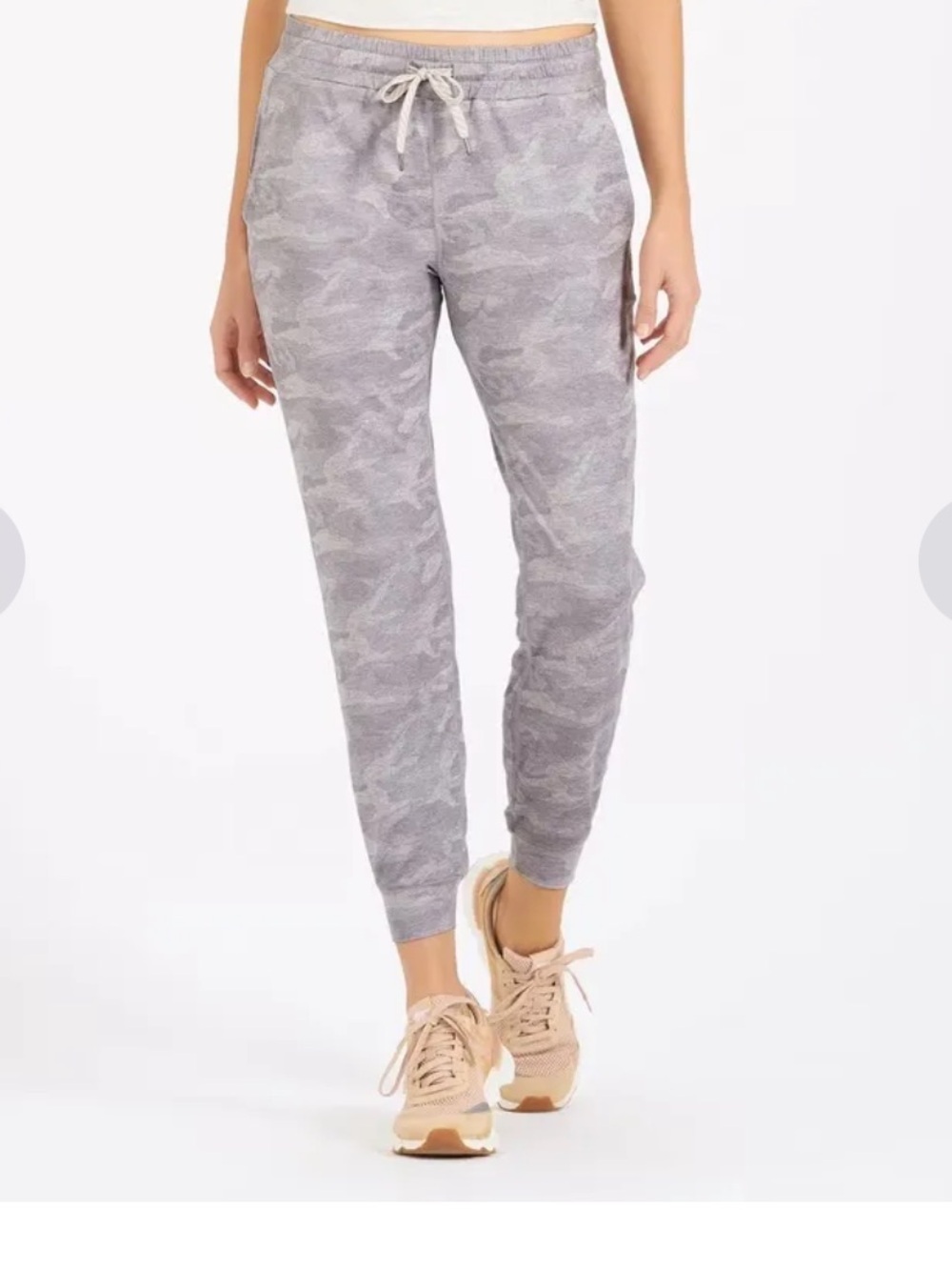 Vouri performance pants women’s grey camo jogger size medium athletic casual